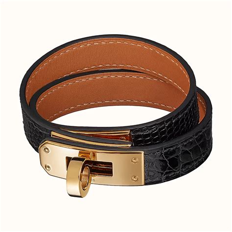 Hermes kelly double tour bracelet